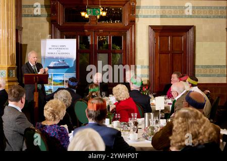 Gyles Brandret beim Oldie Literary Lunch 12/24 Stockfoto