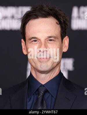 Hollywood, Usa. Dezember 2024. HOLLYWOOD, LOS ANGELES, KALIFORNIEN, USA - 10. DEZEMBER: Scoot McNairy kommt zur Los Angeles Premiere von Searchlight Pictures' A Complete Unknown am 10. Dezember 2024 im Dolby Theatre in Hollywood, Los Angeles, Kalifornien, USA. (Foto: Xavier Collin/Image Press Agency) Credit: Image Press Agency/Alamy Live News Stockfoto