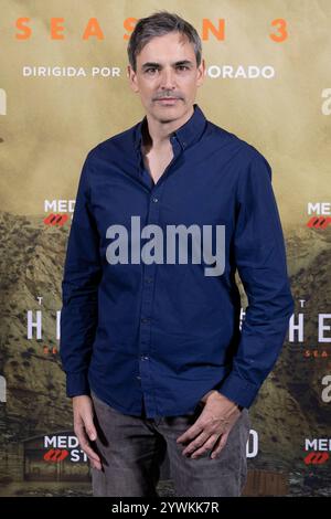 Madrid, Spanien. Dezember 2024. Jorge Dorado nahm am 11. Dezember 2024 an der „Head 3“ Fotokonferenz im Thompson Hotel in Madrid Teil. Quelle: Album/Alamy Live News Stockfoto