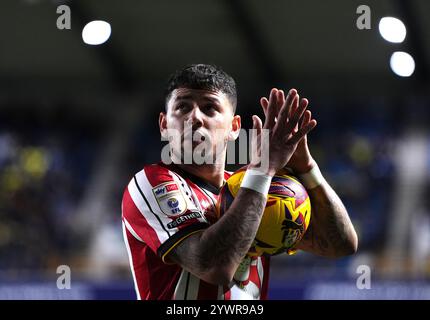 Gustavo Hamer von Sheffield United während des Sky Bet Championship Matches im den, London. Bilddatum: Mittwoch, 11. Dezember 2024. Stockfoto