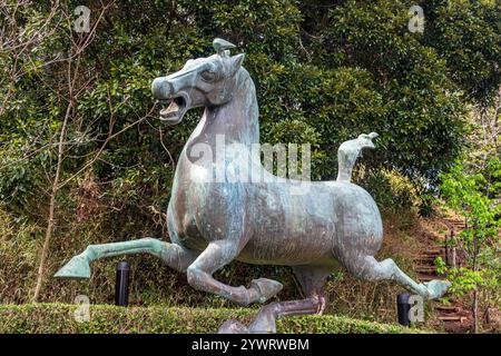 Mitsuike Park Statue von Ma Cho Ryu Jingu im Mitsuike Park Stockfoto