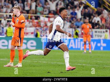 Dateifoto vom 10.07.2024 von Ollie Watkins, der in Dortmund einen Sieger in der 90. Minute erzielte, als England gegen die Niederlande 2-1 schlug und ein Finale gegen Spanien bei der EM 2024 auslöste. Ausgabedatum: Donnerstag, 12. Dezember 2024. Stockfoto