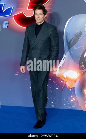 10. Dezember 2024, London, England, UK - James Marsden bei Sonic the Hedgehog 3 UK Premiere, Cineworld, Leicester Square Stockfoto