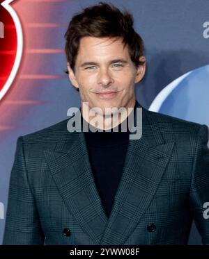 10. Dezember 2024, London, England, UK - James Marsden bei Sonic the Hedgehog 3 UK Premiere, Cineworld, Leicester Square Stockfoto