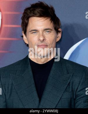 10. Dezember 2024, London, England, UK - James Marsden bei Sonic the Hedgehog 3 UK Premiere, Cineworld, Leicester Square Stockfoto