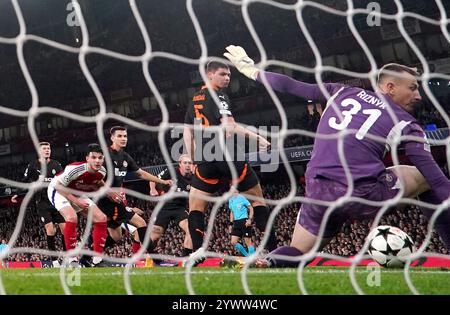 Dateifoto vom 22. 10. 2024, als Arsenal Schakhtar Donetsk in der Champions League besiegte. Ausgabedatum: Donnerstag, 12. Dezember 2024. Stockfoto
