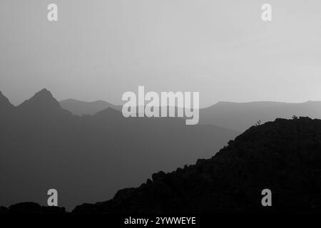 jabal akhdar al hamra oman im Nahen Osten Stockfoto