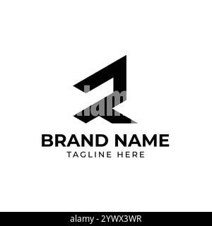 R Sport Logo Designs Initialen Letter Logo Design Grafik Stock Vektor