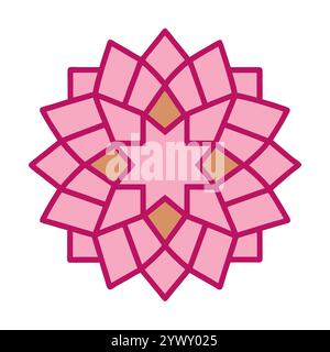 Wunderschönes nahtloses islamisches Muster mit geometrischen Formen und Arabesken-Design, perfekt für Ramadan- und Eid-Dekorationen. Stock Vektor
