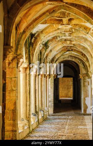 Kreuzgang da Micha, 1543, Kloster Christi, Jahr 1162, Tomar, Bezirk Santarem, Medio Tejo, Zentralregion, Portugal, Europa Stockfoto