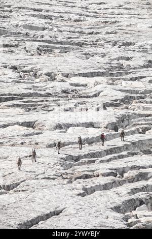 Glacier de la Girose, Téléphérique des Glaciers de la Meije, La Grave, Hautes-Alpes, Frankreich Stockfoto