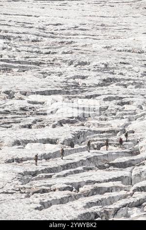 Glacier de la Girose, Téléphérique des Glaciers de la Meije, La Grave, Hautes-Alpes, Frankreich Stockfoto