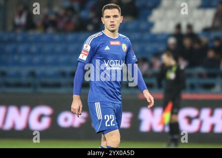 Krakau, Polen. Dezember 2024. Fußball 2024 2025 Betclic 1 Liga Wisla Krakau gegen Miedz Legnica op: IWO KACZMARSKI Credit: Konrad Swierad/Alamy Live News Stockfoto