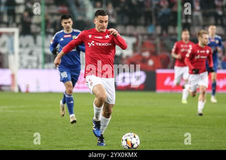 Krakau, Polen. Dezember 2024. Fußball 2024 2025 Betclic 1 Liga Wisla Krakau gegen Miedz Legnica op: ANGEL RODADO Credit: Konrad Swierad/Alamy Live News Stockfoto