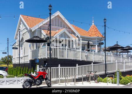 Paris for the Weekend Cafe, Charles Street, Kaiapoi, Canterbury, South Island, Neuseeland Stockfoto