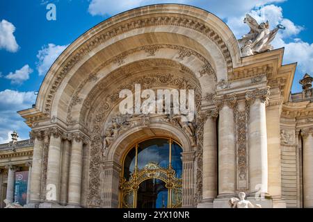 Petit Palai, Teil des Grand Palais, erbaut 1900 in Paris, Frankreich Stockfoto