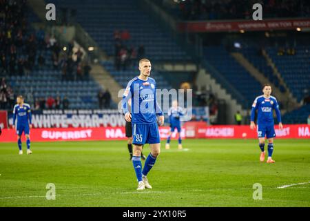 Krakau, Polen, 12. Dezember 2024, Ein Fußballspiel im 7. Spieltag der polnischen 1. Liga zwischen Wisla Krakau und Miedz Legnica, OP: Marcel Mansfeld Stockfoto