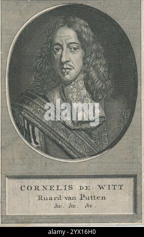 Cornelis de Witt 1623-1672, Erfgoedcentrum Rozet, 300 191 d 2 B-43. Stockfoto