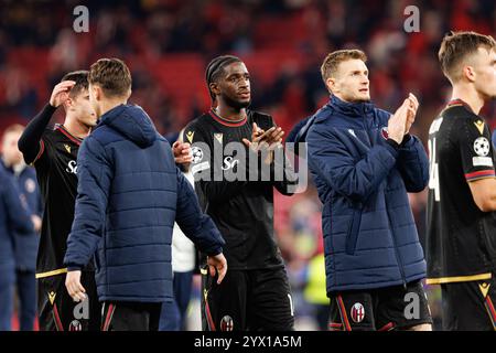 Samuel Iling Junior beim Spiel der UEFA Champions League zwischen SL Benfica und Bologna FC 1909 (Maciej Rogowski) Stockfoto