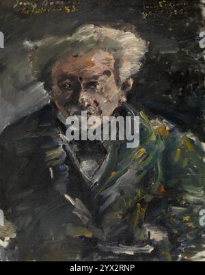 Lovis Corinth – Georg Brandes (1925). Stockfoto