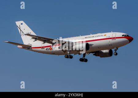 Flugzeug der spanischen Luftwaffe, Air Force. Offizieller Transport. Airbus A310. Stockfoto
