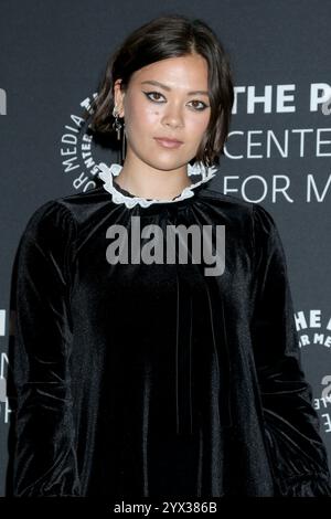 Dezember 2024, Beverly Hills, CA, USA: LOS ANGELES - 12. Dezember: Lukita Maxwell im Paley Center for Media präsentiert am 12. Dezember 2024 in Beverly Hills, CA (Credit Image: © Kay Blake/ZUMA Press Wire) einen Abend mit dem „Shrinking“ von Apple TV+ im Writers Guild Theater. Nicht für kommerzielle ZWECKE! Stockfoto