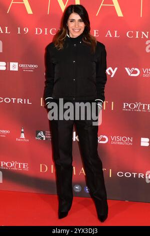 Giorgia bei der Premiere des Kinofilms 'Diamanti' im Space Cinema Moderno. Rom, 12.12.2024 Stockfoto