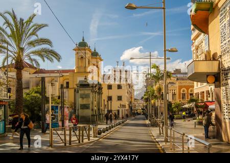 Wunderschöner Blick auf Ceuta, Spanien Stockfoto