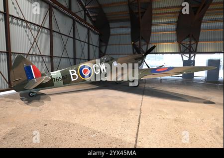 Supermarine Spitfire Mk XVI im Musée de l'Air et de l'Espace Stockfoto