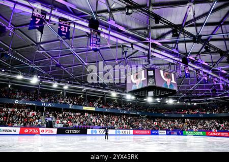 Shun SATO (JPN), während des Senior Men Free Skating, beim ISU Grand Prix des Eiskunstlauf-Finales 2024, im Patinoire Polesud, am 7. Dezember 2024 in Grenoble, Frankreich. (Foto: Raniero Corbelletti/AFLO) Stockfoto