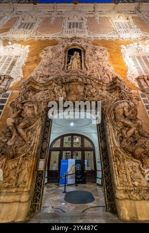 Palacio del Marques de Dos Aguas, Valencia, Valencianische Gemeinschaft, Spanien Stockfoto