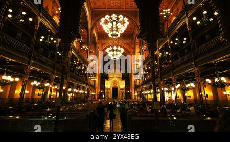Synagoge, Budapest, Ungarn, Architektur, Tempel, große Synagoge, Jüdisch, sie ist größte Synagoge Europas Stockfoto