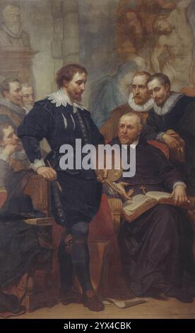 Peter Paul Rubens in seinem Studio, (ca. 1620), 1862–1872. Stockfoto