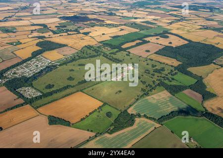 Burton Constable Hall Landschaftspark, East Riding of Yorkshire, 2024. Stockfoto