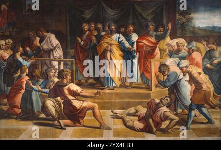 Ananias und Sapphira, 1729-31. Stockfoto