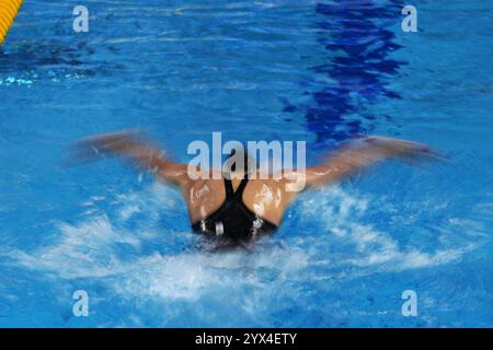 Budapest, Ungheria. Dezember 2024. Bei der Meisterschaft 25m Budapest 2024, 13. Dezember (Foto: Gian Mattia D'Alberto /LaPresse) Credit: LaPresse/Alamy Live News Stockfoto