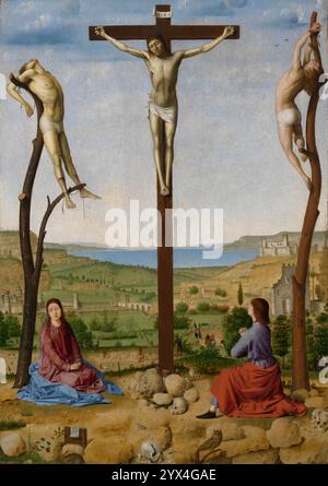 Calvary, 1475. Stockfoto