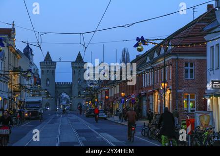 Nauener Tor, Friedrich-Ebert-Straße, Hollaendisches Viertel, Potsdam, Brandenburg, Deutschland, Europa Stockfoto