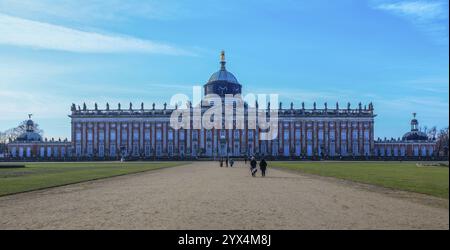 Neues Schloss, Unesco-Weltkulturerbe-Park Sanssouci, Potsdam, Brandenburg, Deutschland, Europa Stockfoto