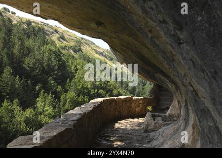 Eremitage von San Bartolomeo, Majella Nationalpark, Abruzzen, Italien, Europa Stockfoto