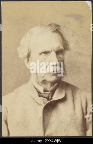 Porträt von David Livingstone, um 1860-1873. Zusätzliche Info: Büstenporträt eines alten Mannes im Mantel. Stockfoto