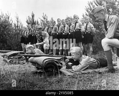 Ostsee-Schießtraining der Hamburger Marine HJ [automatisierte Übersetzung] Stockfoto