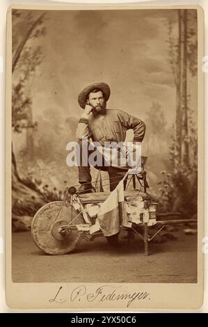L.P. Federmeyer, 1879. Stockfoto