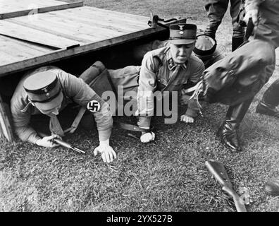 Hamburger SA-Männer während der Vorkriegsausbildung. [Automatisierte Übersetzung] Stockfoto