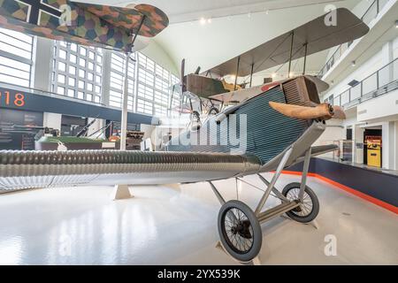 Muse de l'Air et de l'Espace Aroport de Paris-Le Bourget Great war Hall Luft- und Raumfahrtmuseum Paris Frankreich - Junkers D. I Stockfoto