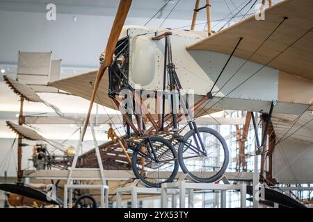 Muse de l'Air et de l'Espace Aroport de Paris-Le Bourget Luft- und Raumfahrtmuseum Paris France Blriot XI Stockfoto