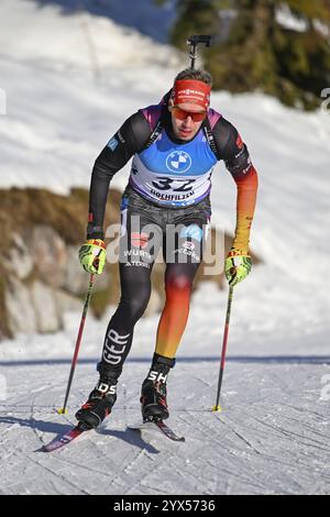 Hochfilzen, Österreich. Dezember 2024. HOCHFILZEN, ÖSTERREICH - 13. DEZEMBER: Johannes Kuehn aus Deutschland tritt am 13. Dezember 2024 beim Men 10km Sprint des IBU World Cup Biathlon Hochfilzen in Hochfilzen an. 241213 SEPA 26 096 - 20241213 PD6035 Credit: APA-PictureDesk/Alamy Live News Stockfoto