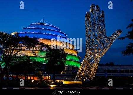 Kigali, Ruanda. Dezember 2024. Kongresszentrum während der FIA-Generalversammlung 2024 vom 9. Bis 13. Dezember 2024 im Kigali Convention Centre in Kigali, Ruanda - Foto Julien Delfosse/DPPI Credit: DPPI Media/Alamy Live News Stockfoto