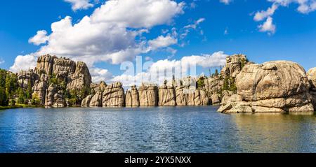 Sylvan Lake in den Black Hills im Custer State Park, South Dakota. Stockfoto