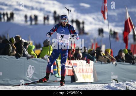 Hochfilzen, Österreich. Dezember 2024. HOCHFILZEN, ÖSTERREICH - 13. DEZEMBER: Emilien Claude von Frankreich tritt am 13. Dezember 2024 im Hochfilzen in Hochfilzen an. 241213 SEPA 26 107 - 20241213 PD8087 Credit: APA-PictureDesk/Alamy Live News Stockfoto